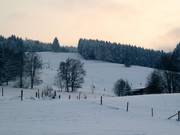 Vue sur le téléski Leiten à Habach