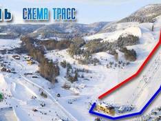 Plan des pistes Hvalin/Khvalyn