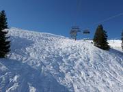 Domaine skiable non sécurisé en accès libre au télésiège Rätikonbahn