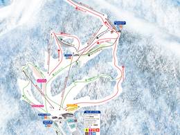 Plan des pistes Ogna Hotaka