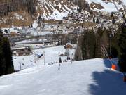 Vue sur Splügen depuis la descente vers la vallée