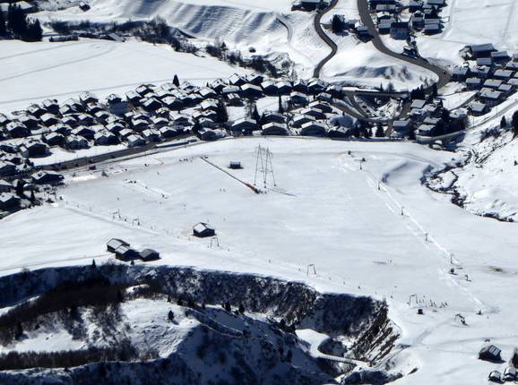 Snowpark Valtgeva pour enfants et débutants