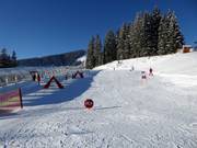 Espace débutant avec tapis roulant couvert - station supérieure Areitbahn I