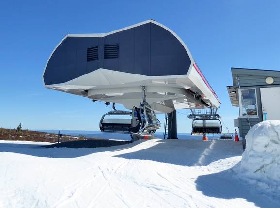 Fjellekspressen - 6 places | Télésiège rapide (débrayable) avec capots de protection