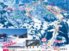 Plan des pistes Itoigawa Seaside Valley