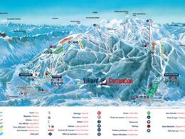 Plan des pistes Espace Villard Corrençon – Villard-de-Lans/Corrençon-en-Vercors