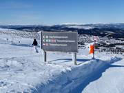 Signalisation des pistes dans le domaine skiable