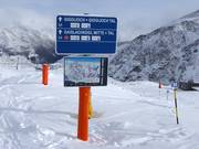 Signalisation des pistes à Sölden