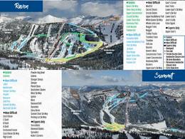 Plan des pistes Whitewater – Nelson