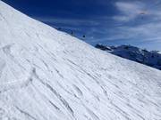 Pente de poudreuse au Metschstand
