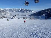 Pistes à la station intermédiaire du MK Maiskogelbahn