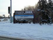 Panneau d'information pour le domaine skiable Snow Valley