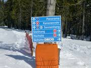 Bonne signalisation dans le domaine skiable