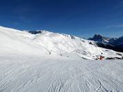 Vue sur le domaine skiable Plose