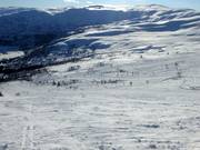 Vue sur le Storhaugsekspressen avec quelques descentes