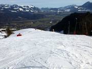 Piste intermédiaire au téléski du versant sud