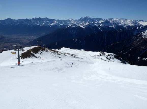 Piste Watles au télésiège quadruple supérieur