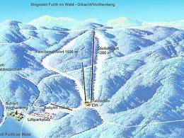 Plan des pistes Voithenberg – Furth im Wald