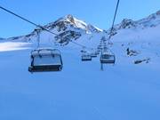 DreiSeenBahn - 4 places | Télésiège rapide (débrayable) avec capots de protection