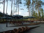 Terrasse du restaurant self-service