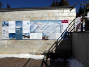 Plan des pistes à la station de vallée Falzeben