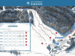 Plan des pistes Kubašok