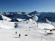 Vue depuis la station supérieure Diedamskopf