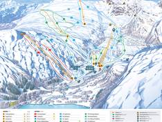 Plan des pistes Eikedalen