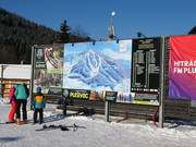 Panneau d'information à la station de la vallée