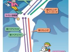 Plan des pistes Jibuzaka Kogen