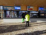 Zone de caisse soignée au Kornockbahn