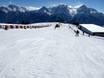 Domaines skiables pour les débutants dans le massif de Silvretta  – Débutants Scuol – Motta Naluns