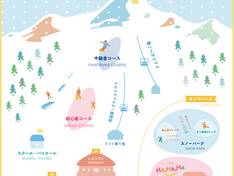 Plan des pistes Ina Ski Resort