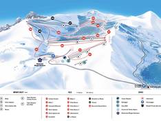 Plan des pistes Mottarone