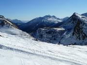 Vue depuis le col de Rolle vers le Tognola