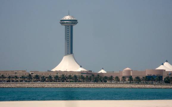 Skier près de Abu Dhabi