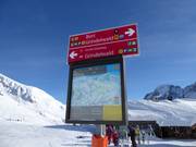Signalisation dans le domaine skiable First
