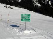 Panneau d'information au Thaneller