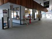 Zone de caisse soignée à la station inférieure du Schwemmalmbahn