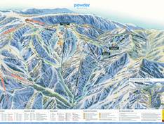Plan des pistes Powder Mountain