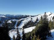 Vue depuis la crête de Bolgen vers le Riedbergerhorn
