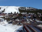 Vue sur le centre d’Idre Fjäll