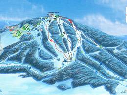 Plan des pistes Plešivec – Abertamy