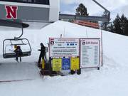 Informations sur les remontées mécaniques à toutes les entrées