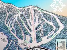 Plan des pistes Anthony Lakes Mountain Resort