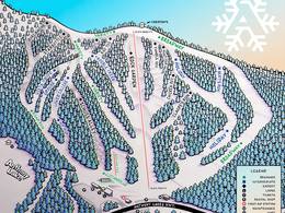 Plan des pistes Anthony Lakes Mountain Resort