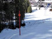 Délimitations des pistes