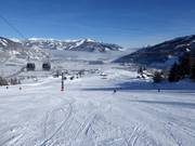 Descente facile vers la vallée jusqu'à Kaprun
