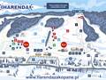 Plan des pistes Harenda