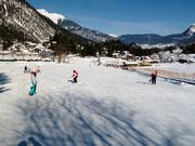 Espace d'entraînement avec tapis roulant